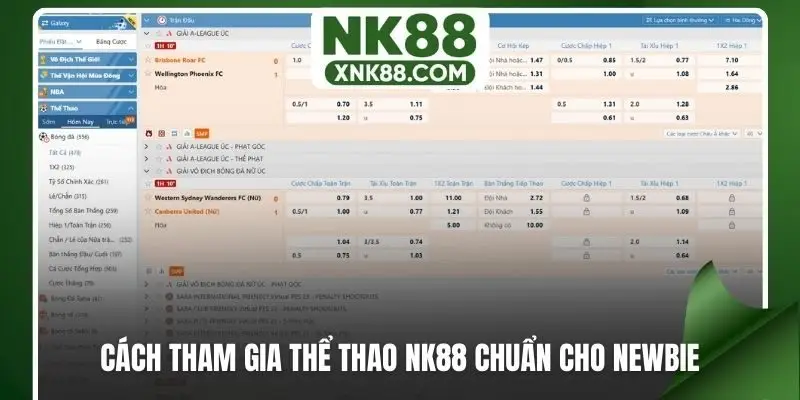 Cách tham gia thể thao NK88 chuẩn cho newbie